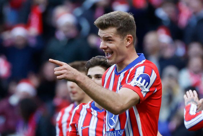 Alexander Sorloth var hetja Atletico í kvöld