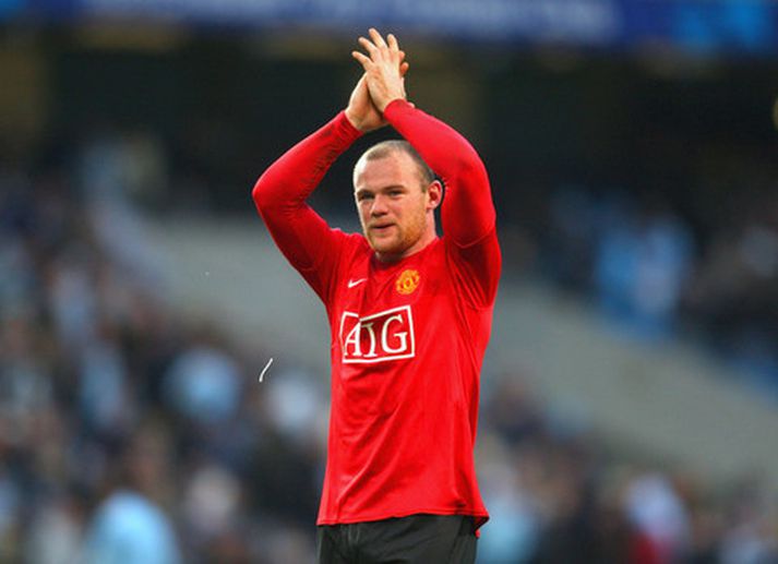 Wayne Rooney í leik með Manchester United.