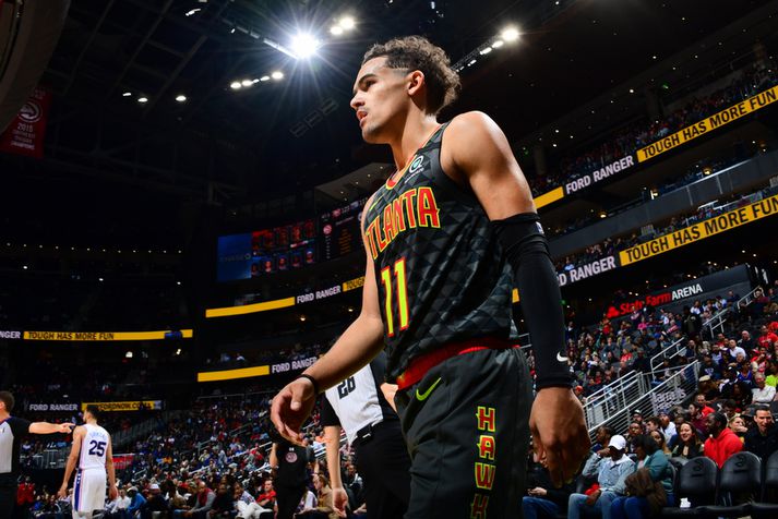 Trae Young er að verða einn af bestu leikmönnum NBA-deildarinnar.