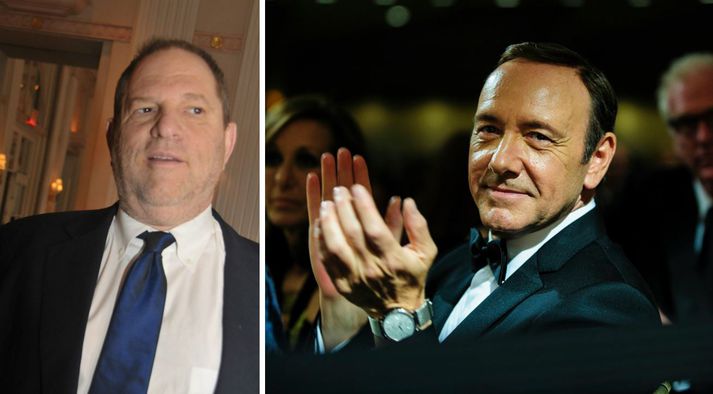 Harvey Weinstein og Kevin Spacey hafa verið sakaður um kynferðislega áreitni og/eða ofbeldi.