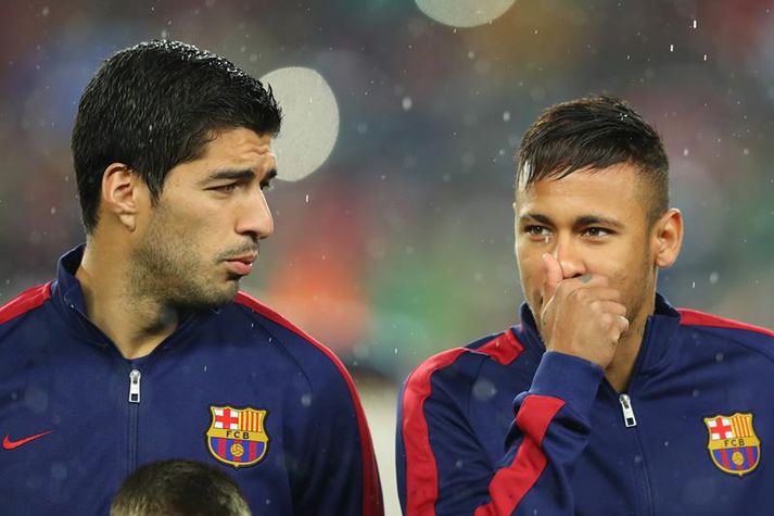 Suarez og Neymar. Meiru grallararnir.