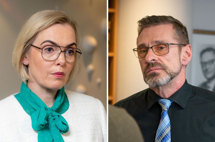 Guðrún hefur ákveðið að leysa Helga Magnús ekki frá störfum.