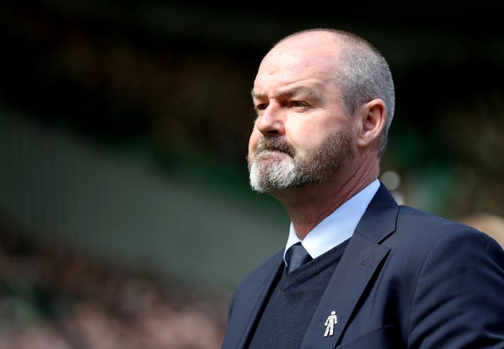 Steve Clarke á hliðarlínunni með Kilmarnock.