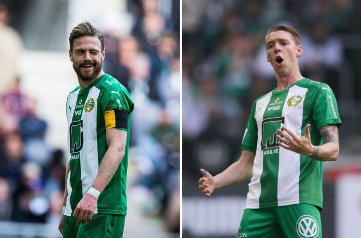 Arnór Smárason og Birkir Már Sævarsson léku með Hammarby við afar góðan orðstír.