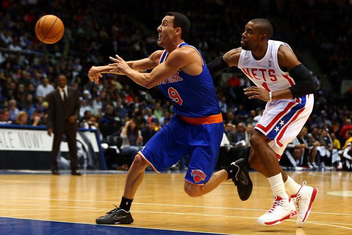 New York Knicks og Brooklyn Nets mættust á undirbúningstímabilinu.