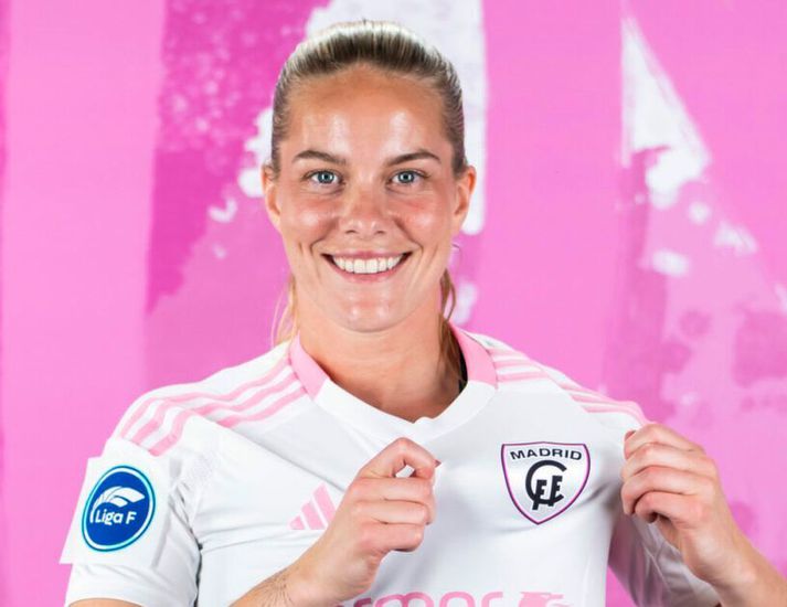 Hildur gekk til liðs Madrid CFF frá Fortuna Sittard í sumar.