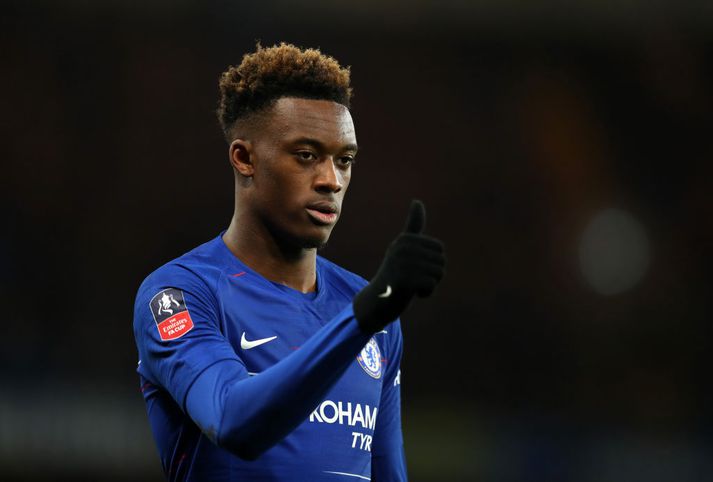 Hudson-Odoi í bikarleiknum um síðustu helgi.