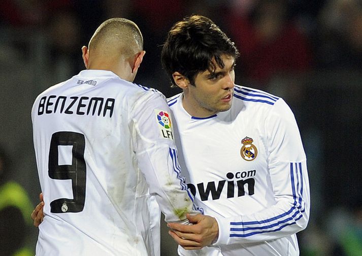 Kaka kemur inn á fyrir Karim Benzema í leiknum gegn Getafe.