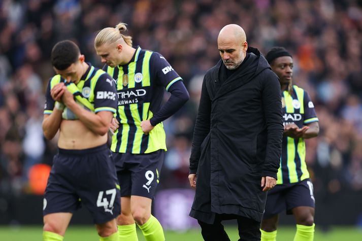 Englandsmeistarar Manchester City hafa aðeins unnið einn af síðustu tólf leikjum sínum í öllum keppnum.