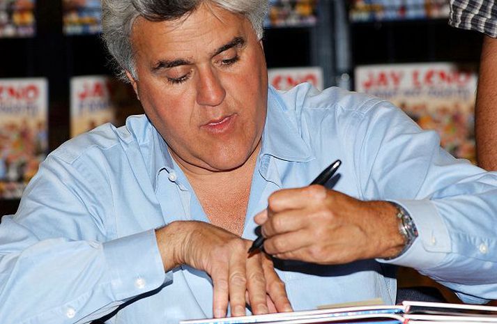 Bandaríski sjónvarpsmaðurinn Jay Leno er í hópi örvhentra.