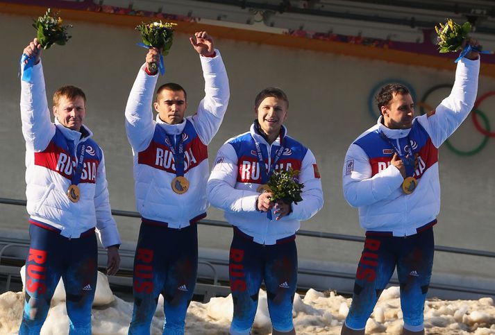 Helmingur þessa bobsleðaliðs er kominn í lífstíðarbann.