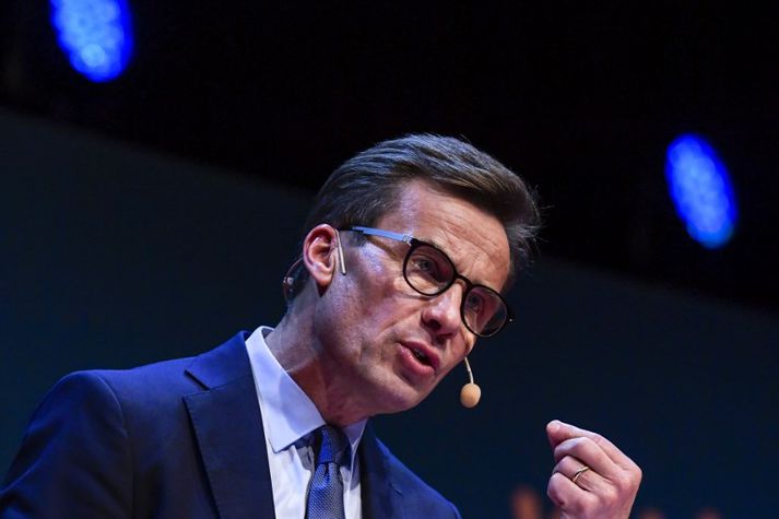 Ulf Kristersson tók við formennsku í sænska Hægriflokknum í haust.