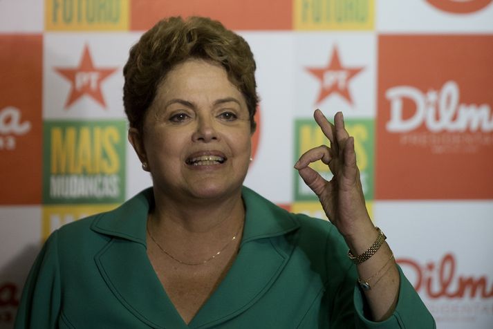 Það eru blikur á lofti fyrir Dilmu Rousseff brasilíuforseta.