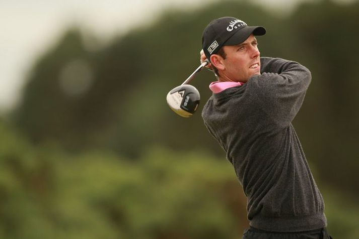 Charl Schwartzel er ekki með tölfræðina með sér í titilvörninni á Augusta.