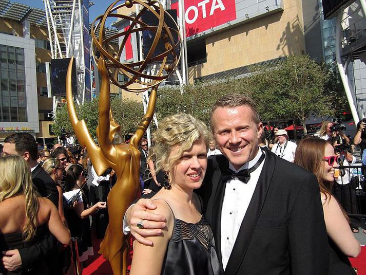 Hörður Arnarson á Emmy-verðlaunahátíðinni árið 2011 ásamt eiginkonu sinni, dr. Dana Del George.