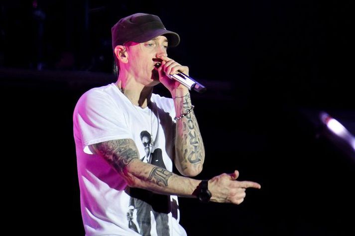 Eminem er á meðal þeirra sem koma fram á Youtube-hátíðinni.