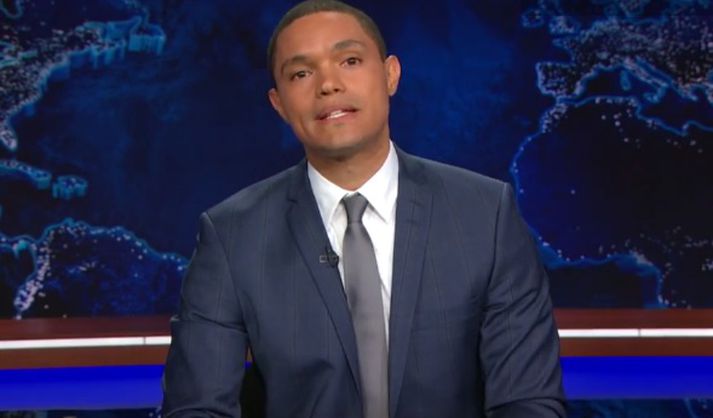 Trevor Noah tekur við af Jon Stewart.