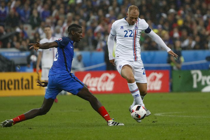 Pogba var stórkostlegur gegn Íslandi í 8 liða úrslitum á EM.