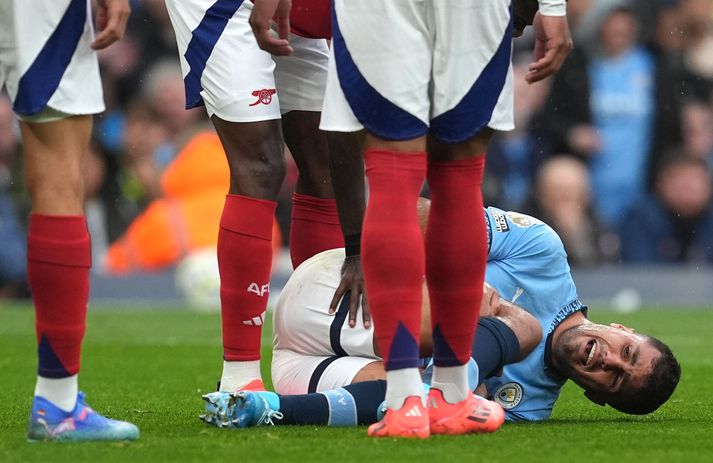 Rodri, lykilmaður Englandsmeistara Manchester City og Evrópumeistara Spánar, meiddist illa á dögunum stutt eftir að hafa kvartað undan álagi á bestu leikmenn heims.