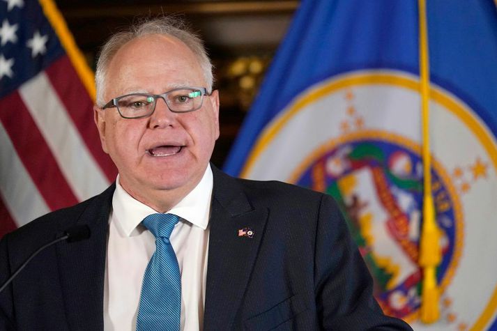 Tim Walz, ríkisstjóri Minnesota, árið 2022.