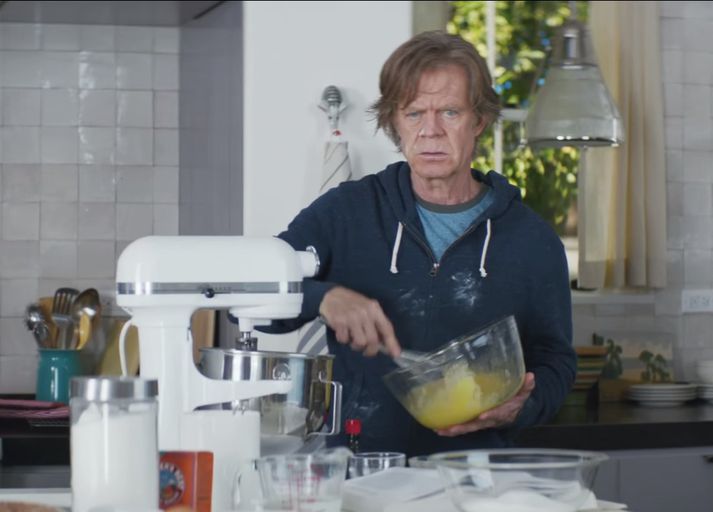 William H. Macy er sannfærður um að hann væri frábær talsmaður í auglýsingu.