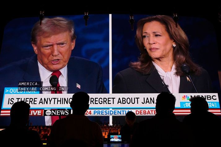 Donald Trump og Kamala Harris hafa mælst með mjög jafnt fylgi á landsvísu og í mikilvægustu barátturíkjunum.