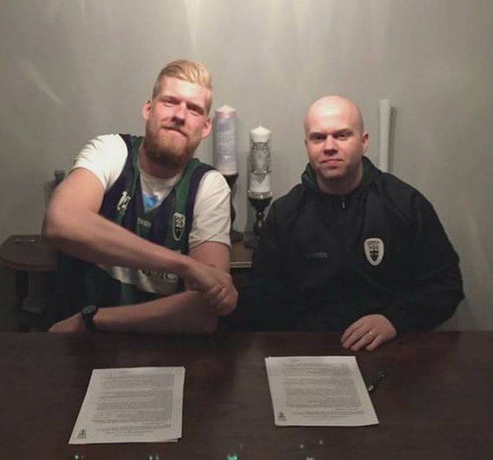 Ragnar og Einar Árni Jóhannsson, þjálfari Þórs.