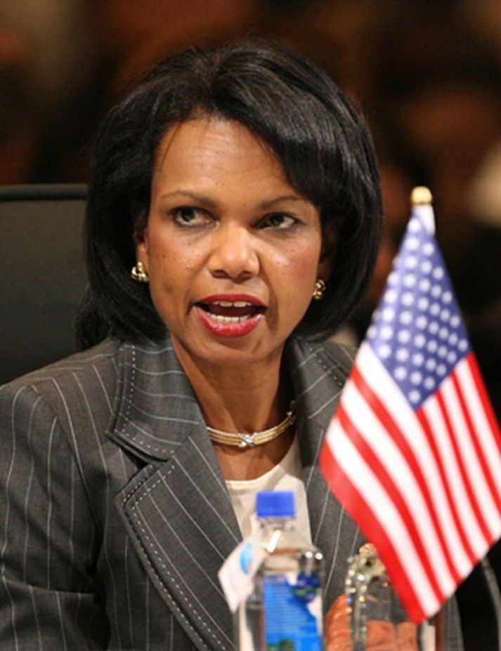 Condoleezza Rice utanríkisráðherra Bandaríkjanna