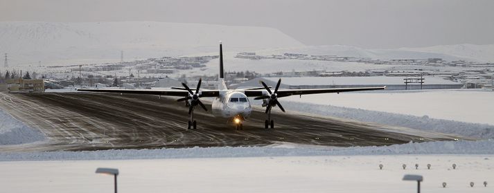 Fokker 50 vél Flugfélags Íslands.