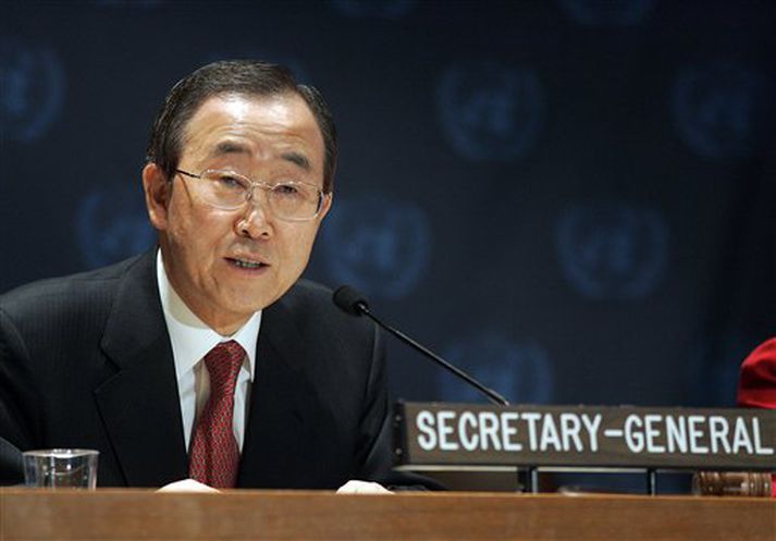 Ban Ki-moon, aðalritari Sameinuðu þjóðanna.