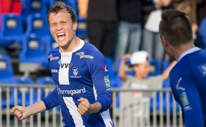 Guðmundur Þórarinsson er á sínu öðru ári hjá Sarpsborg.