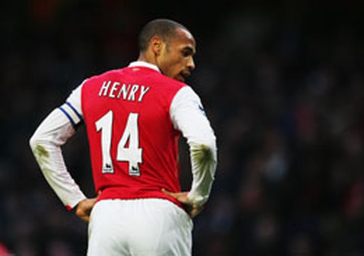 Það gekk lítið upp hjá Thierry Henry fyrir framan mark Wigan í dag.
