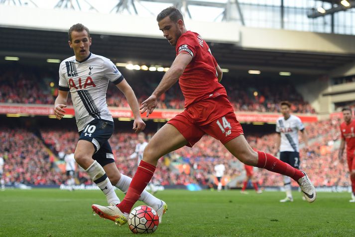 Jordan Henderson í leik gegn Tottenham.