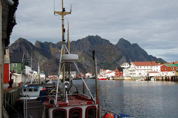 Fiskiþorpið Henningsvær á Lófóten í Noregi hefur notið góðs af metári í norskum sjávarútvegi.
Mynd/AFP-NordicPhotos