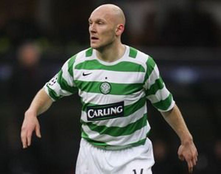 Thomas Gravesen í leik með Celtic.