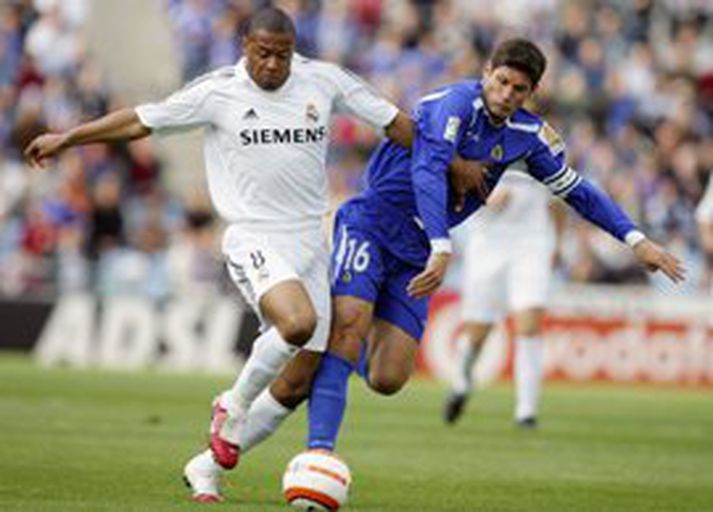 Julio Baptista var besti maður Real Madrid í leiknum í kvöld, en mark hans nægði ekki til sigurs gegn Getafe