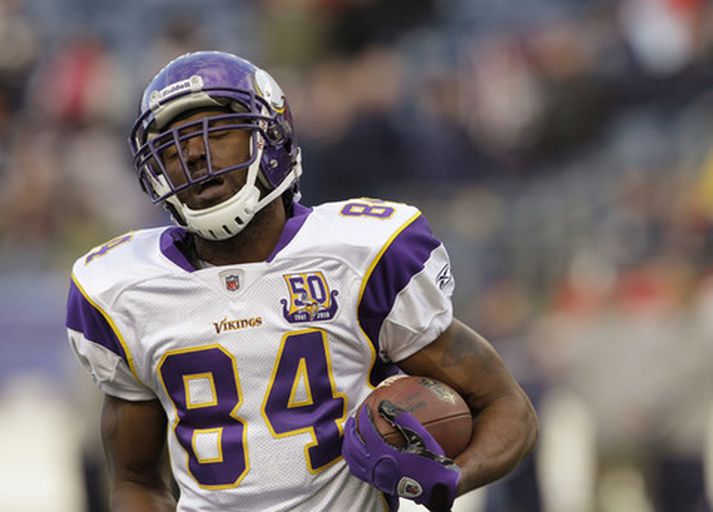 Randy Moss í búningi Minnesota Vikings.