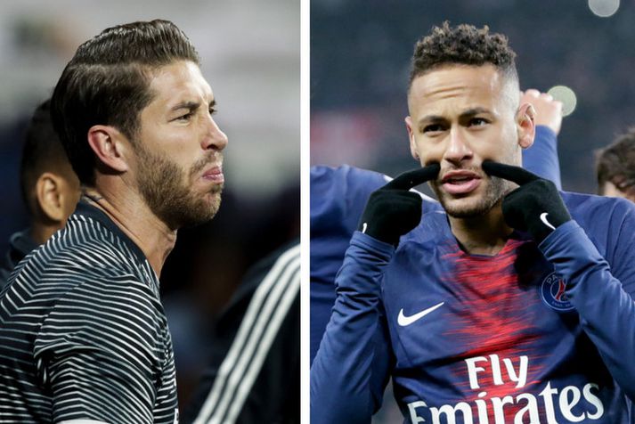 Sergio Ramos og Neymar vinna engar vinsældarkosningar. Þetta var líka mjög erfið vika fyrir þá báða.