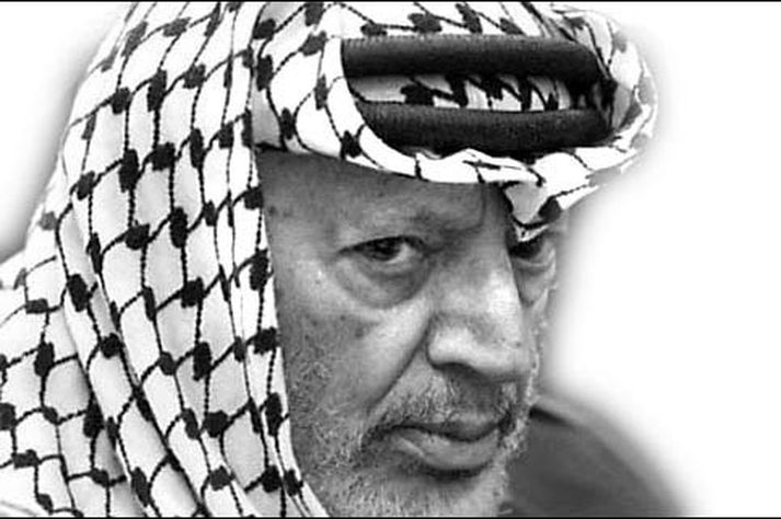 Yasser Arafat sást aldrei án hefðbundins höfuðbúnaðar múslima.