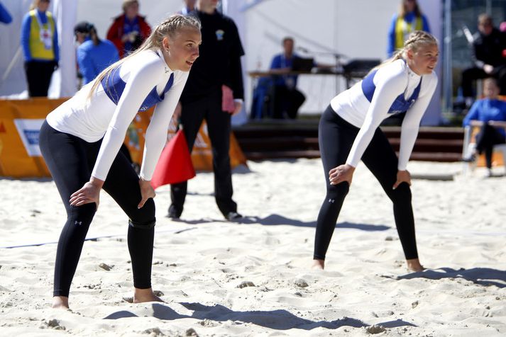 Elísabet Einarsdóttir og Berglind Gígja Jónsdóttir.