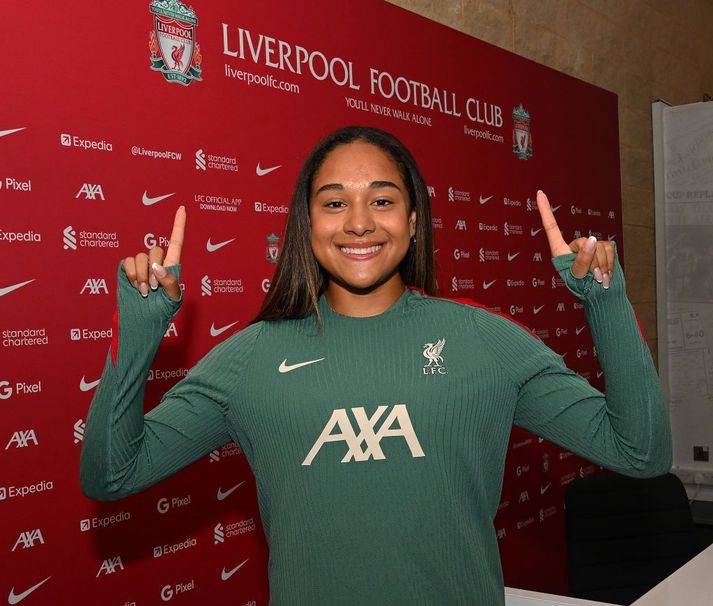 Olivia Smith varð dýrasti leikmaður í sögu kvennaliðs Liverpool í sumar.