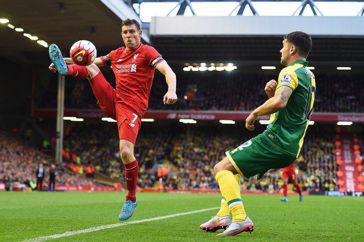 James Milner var hvíldur í fyrsta Evrópudeildarleiknum.