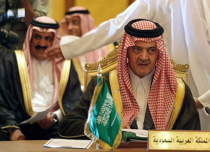 Saud al-Faisal Utanríkisráðherra Sádi-Arabíu segir mótmæli ekki skila árangri.
nordicphotos/AFP