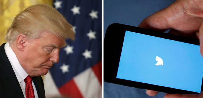 Donald Trump er duglegur að nota samskiptamiðlinn Twitter.