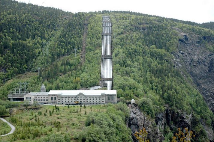 Rjukan-virkjunin í Noregi.