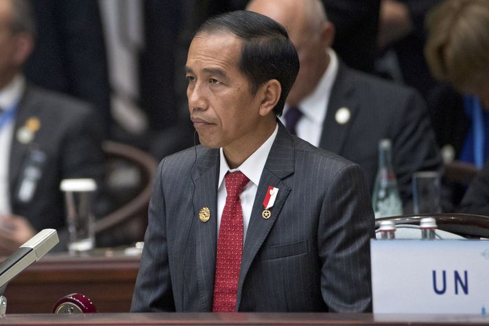 Joko Widodo, forseti Indónesíu, lofar skattaívilnunum.