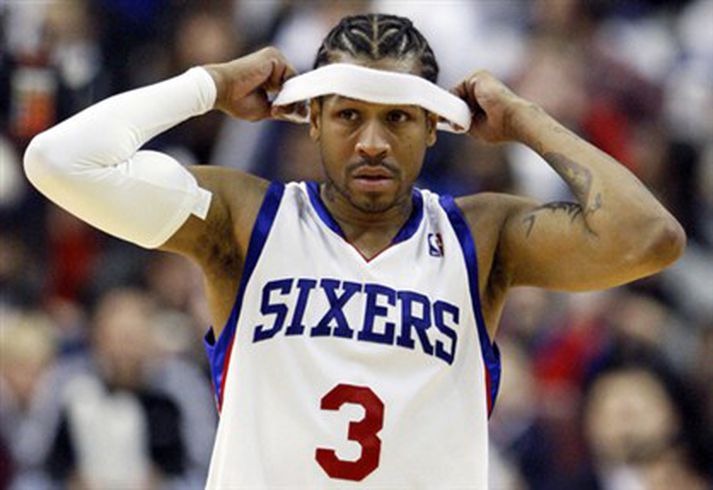 Allen Iverson virðist ekki eiga krónu í vasanum þrátt fyrir tugmilljarða kr. tekjur á undanförnum árum.