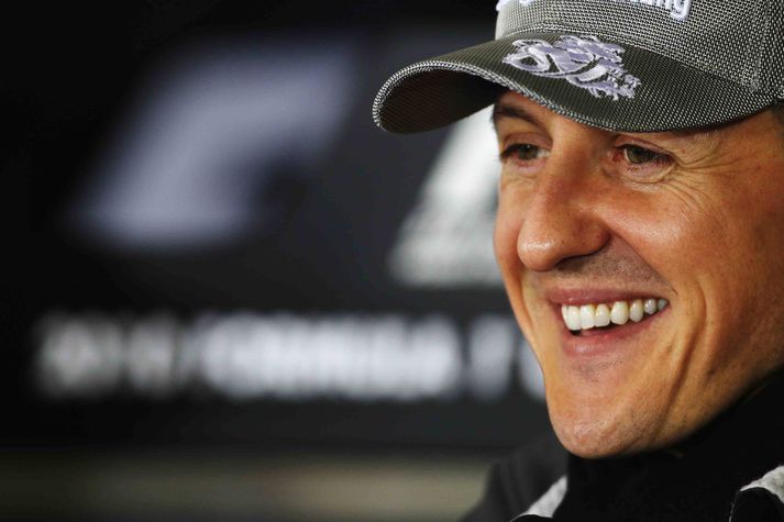 Michael Schumacher hefur ekki gefist upp á titilsókn þó hann sé neðarlega á listanum hvað stig varðar.