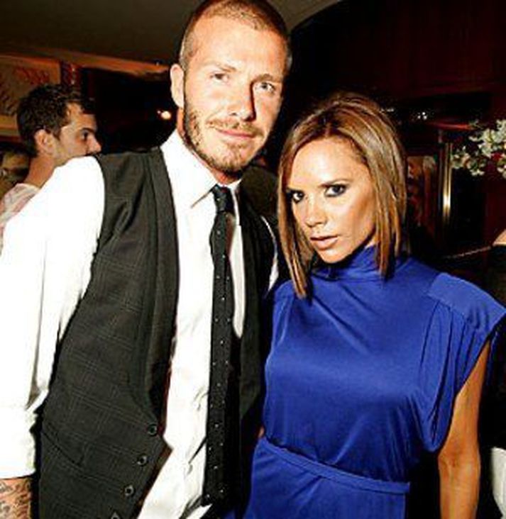 David og Victoria Beckham.