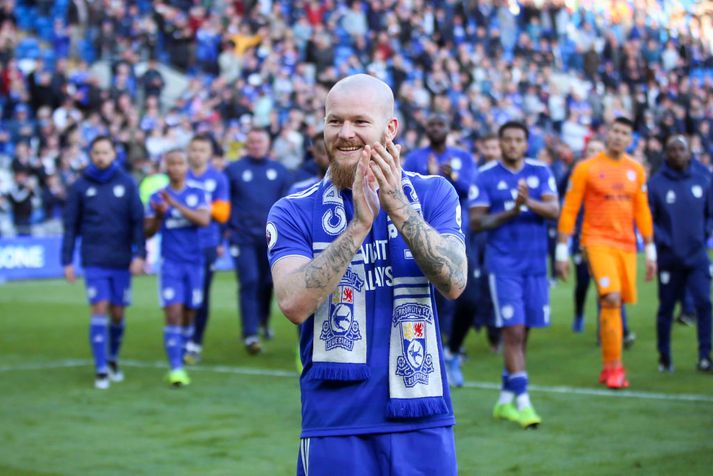 Aron Einar Gunnarsson hefur spilað sinn síðasta leik fyrir Cardiff.